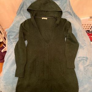 Old Navy Green sweater dress or tunic.